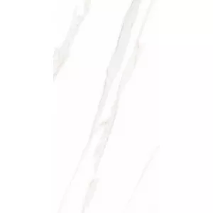 Керамогранит Vitra Marmori Калакатта Белый Полированный 7 30х60 см
